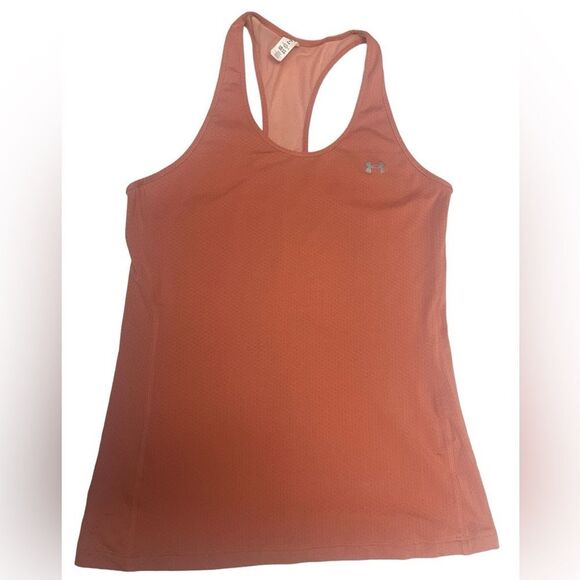 Under Armor razorback tank, color orange, size S - Picture 3 of 5